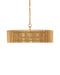 Currey and Company - 9000-1490 - Four Light Chandelier - Lavenham - Brushed Brass