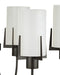 Currey and Company - 9000-1492 - Six Light Chandelier - Macklin - Oil Rubbed Bronze / White