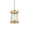 Currey and Company - 9000-1493 - One Light Pendant - Pippin - Antique Brass / Clear