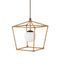 Currey and Company - 9500-0028 - One Light Outdoor Lantern - Denison - Natural / Bronze / Frosted White