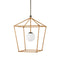 Currey and Company - 9500-0029 - One Light Outdoor Lantern - Denison - Natural / Bronze / Frosted White