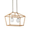 Currey and Company - 9500-0030 - Two Light Outdoor Lantern - Denison - Natural / Bronze / Frosted White