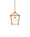 Currey and Company - 9500-0030 - Two Light Outdoor Lantern - Denison - Natural / Bronze / Frosted White