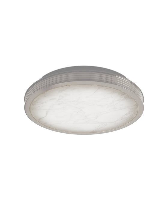 Currey and Company - 9999-0085 - LED Flush Mount - Aydan - Natural / Antique Nickel