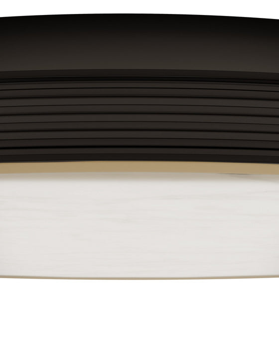 Currey and Company - 9999-0088 - LED Flush Mount - Aydan - Natural / Oil Rubbed Bronze