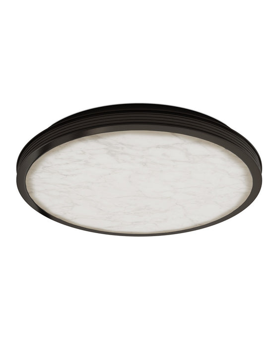 Currey and Company - 9999-0088 - LED Flush Mount - Aydan - Natural / Oil Rubbed Bronze