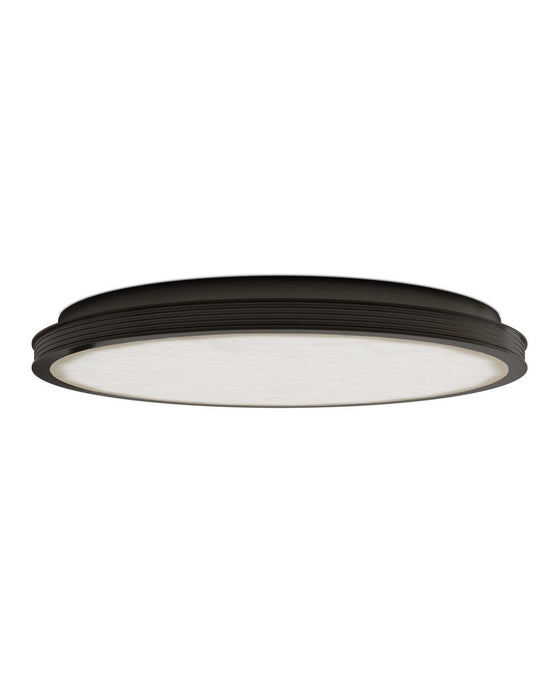 Currey and Company - 9999-0088 - LED Flush Mount - Aydan - Natural / Oil Rubbed Bronze