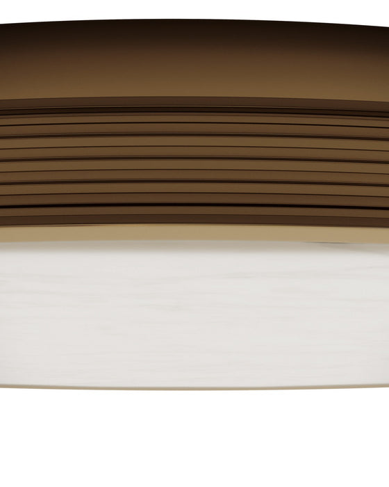 Currey and Company - 9999-0090 - LED Flush Mount - Aydan - Natural / Brushed Brass
