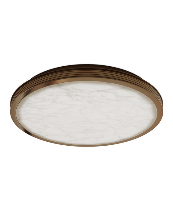 Currey and Company - 9999-0090 - LED Flush Mount - Aydan - Natural / Brushed Brass