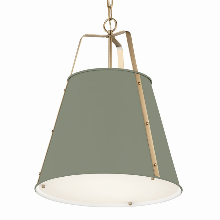 Kichler - 52711HGN - Two Light Pendant - Etcher - HERITAGE GREEN