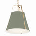 Kichler - 52711HGN - Two Light Pendant - Etcher - HERITAGE GREEN