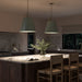 Kichler - 52711HGN - Two Light Pendant - Etcher - HERITAGE GREEN
