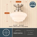 Vaxcel - C0351 - One Light Semi-Flush Mount - Eastgate - Satin Nickel