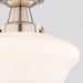 Vaxcel - C0352 - One Light Semi-Flush Mount - Eastgate - Satin Nickel