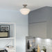 Vaxcel - C0352 - One Light Semi-Flush Mount - Eastgate - Satin Nickel