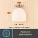 Vaxcel - C0353 - One Light Semi-Flush Mount - Shelby - Satin Nickel