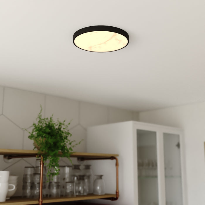 Vaxcel - C0354 - LED Flush Mount - Aurelia - Matte Black