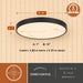 Vaxcel - C0354 - LED Flush Mount - Aurelia - Matte Black