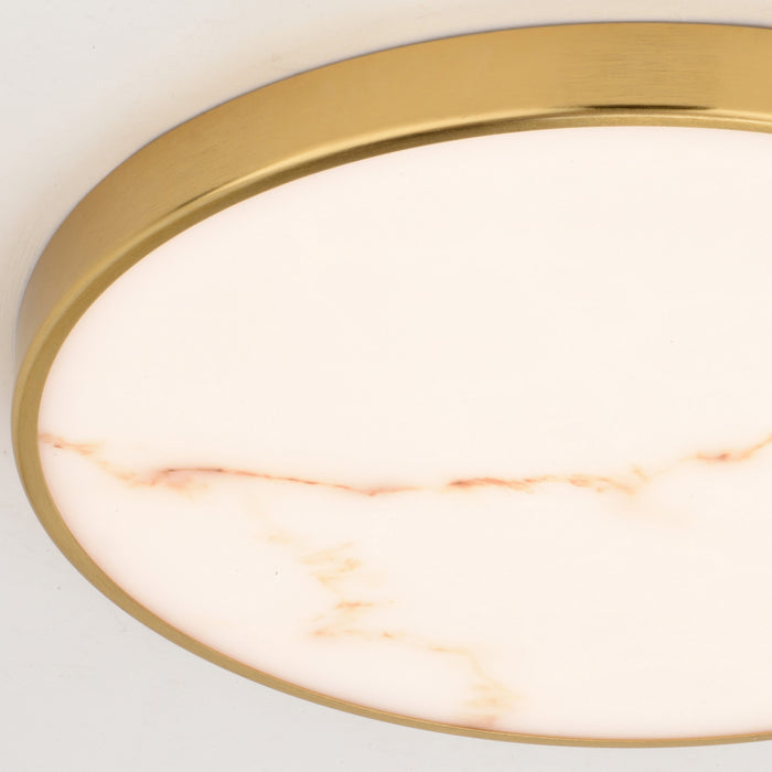 Vaxcel - C0355 - LED Flush Mount - Aurelia - Brushed Brass
