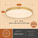 Vaxcel - C0355 - LED Flush Mount - Aurelia - Brushed Brass