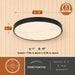 Vaxcel - C0356 - LED Flush Mount - Aurelia - Matte Black