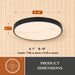 Vaxcel - C0356 - LED Flush Mount - Aurelia - Matte Black