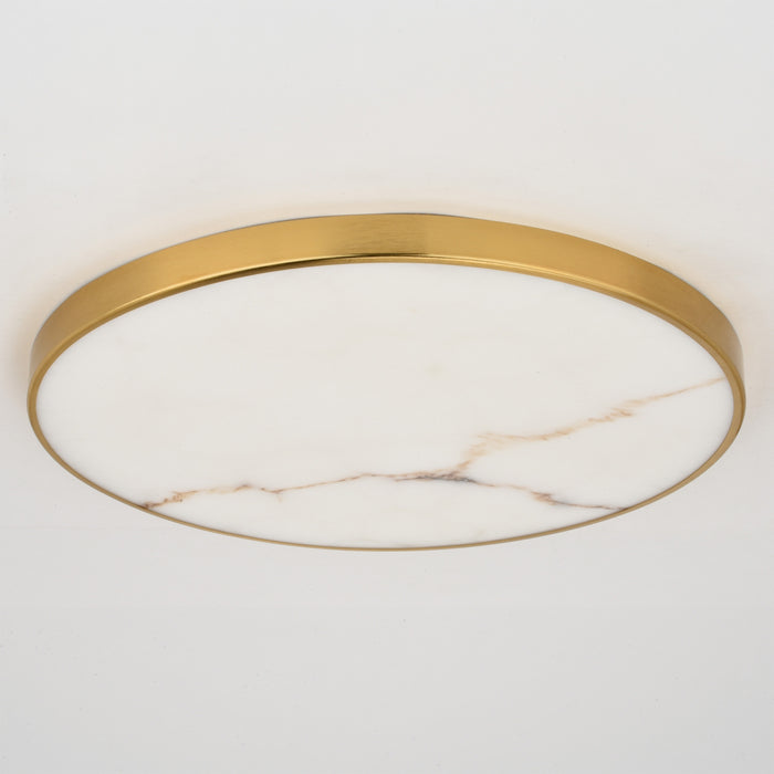 Vaxcel - C0357 - LED Flush Mount - Aurelia - Brushed Brass