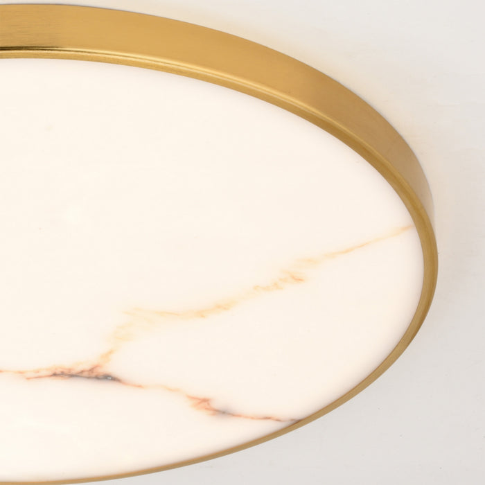 Vaxcel - C0357 - LED Flush Mount - Aurelia - Brushed Brass