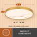 Vaxcel - C0357 - LED Flush Mount - Aurelia - Brushed Brass