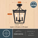 Vaxcel - C0377 - Three Light Semi-Flush Mount - Cottage Grove - Matte Black