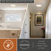 Vaxcel - C0382 - LED Flush Mount - Darien - White and Gold