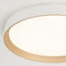 Vaxcel - C0382 - LED Flush Mount - Darien - White and Gold
