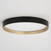 Vaxcel - C0383 - LED Flush Mount - Darien - Black and Gold