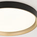 Vaxcel - C0383 - LED Flush Mount - Darien - Black and Gold