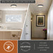 Vaxcel - C0383 - LED Flush Mount - Darien - Black and Gold