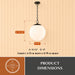 Vaxcel - P0441 - One Light Pendant - Linden - Matte Black