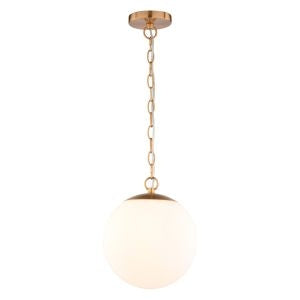 Vaxcel - P0454 - One Light Pendant - Linden - Muted Brass