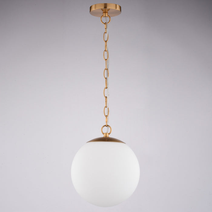 Vaxcel - P0454 - One Light Pendant - Linden - Muted Brass