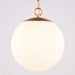 Vaxcel - P0454 - One Light Pendant - Linden - Muted Brass