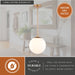Vaxcel - P0454 - One Light Pendant - Linden - Muted Brass