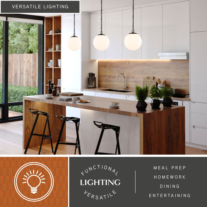Vaxcel - P0455 - One Light Pendant - Linden - Matte Black