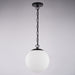 Vaxcel - P0455 - One Light Pendant - Linden - Matte Black