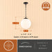 Vaxcel - P0455 - One Light Pendant - Linden - Matte Black