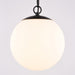 Vaxcel - P0455 - One Light Pendant - Linden - Matte Black