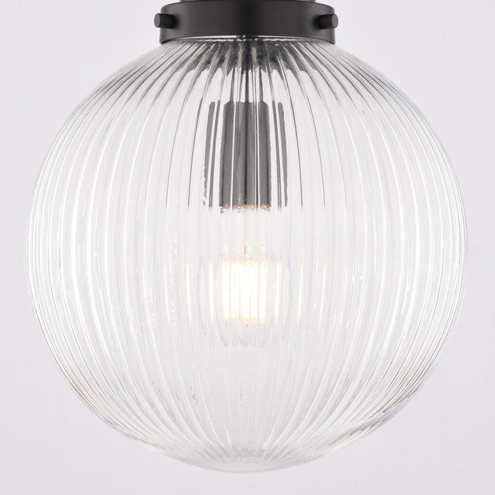 Vaxcel - P0456 - One Light Pendant - Linden - Matte Black