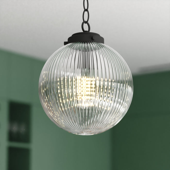 Vaxcel - P0456 - One Light Pendant - Linden - Matte Black