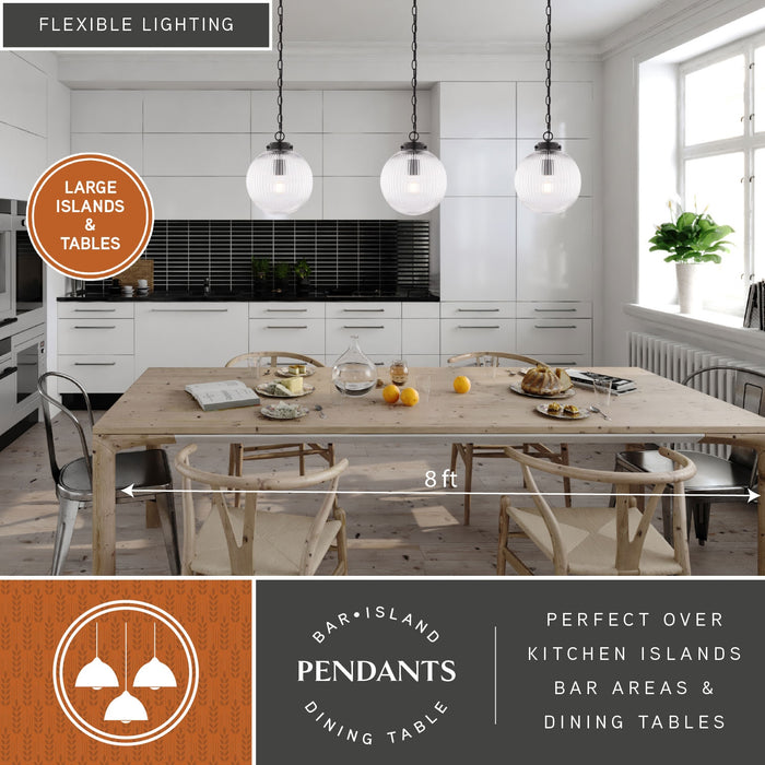 Vaxcel - P0456 - One Light Pendant - Linden - Matte Black