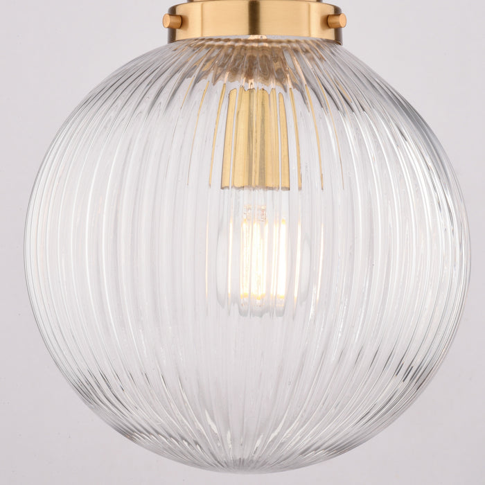 Vaxcel - P0457 - One Light Pendant - Linden - Muted Brass
