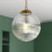 Vaxcel - P0457 - One Light Pendant - Linden - Muted Brass