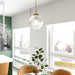 Vaxcel - P0457 - One Light Pendant - Linden - Muted Brass